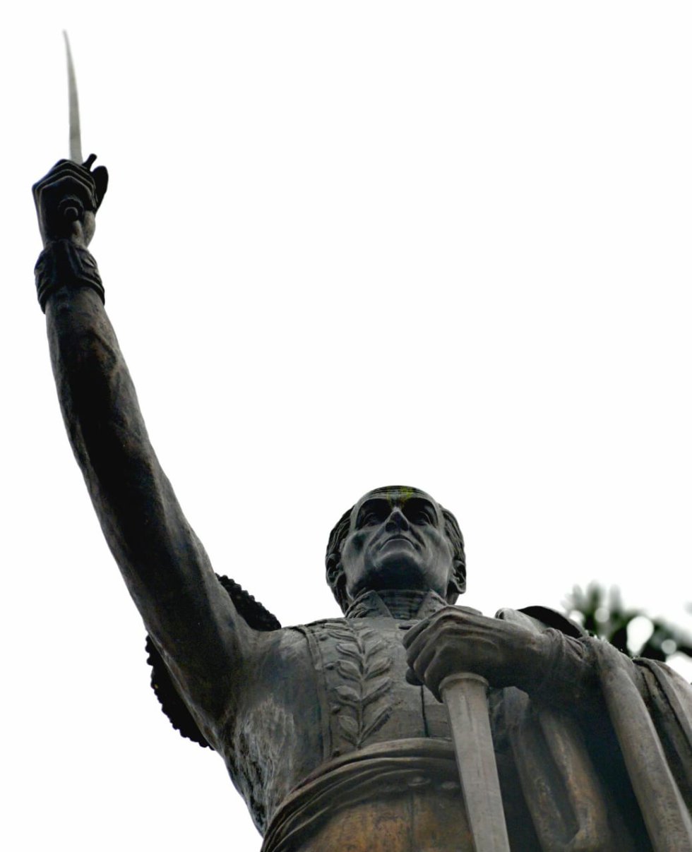 El paso del libertador inmortalizado en imágenes y monumentos en Salento El paso del libertador inmortalizado en imágenes y monumentos en Salento