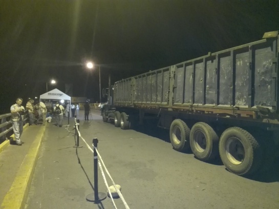Tracto camiones que viajaron a Venezuela el 20 de septiembre del 2016