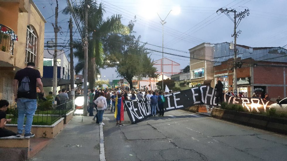 Los estudiantes de la Universidad del Quindío y su mensaje a las directivas Los estudiantes de la Universidad del Quindío y su mensaje a las directivas