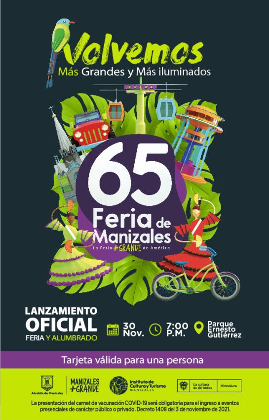 Lanzamiento de la 65 Feria de Manizales