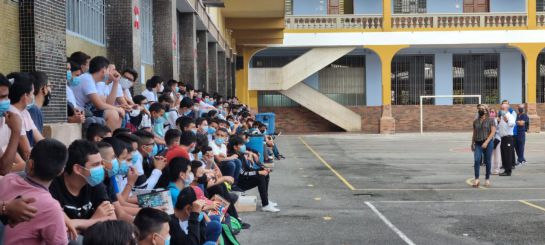 Primer día de clases en el Salesiano de Bucaramanga