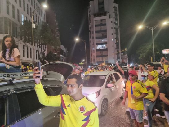 Celebración en Bucaramanga por paso de Rodolfo Hernández a segunda vuelta