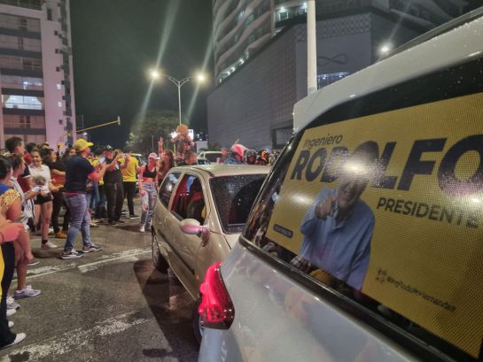 Caravanas en Bucaramanga por paso de Rodolfo Hernández a segunda vuelta