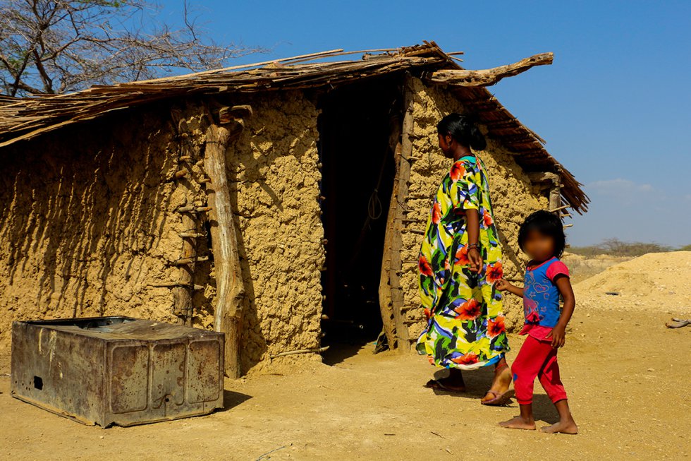 En esta vivienda habitan más de cinco niños con su madre. En esta vivienda habitan más de cinco niños con su madre.