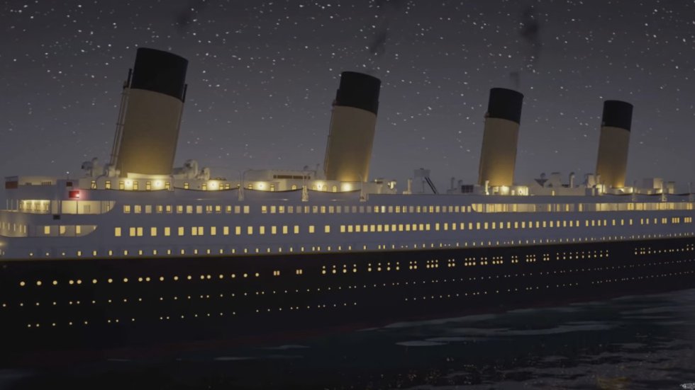 En el video se aprecia en tiempo real los efectos del choque y hundimiento paulatino del barco En el video se aprecia en tiempo real los efectos del choque y hundimiento paulatino del barco