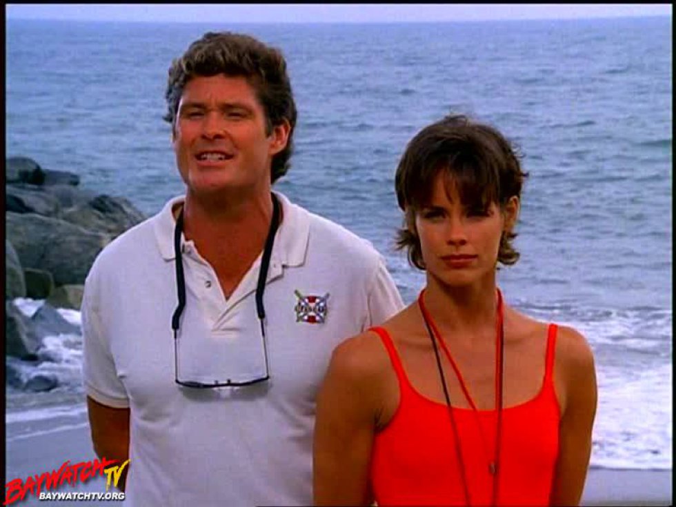 David Hasselhoff y Alexandra Paul. David Hasselhoff y Alexandra Paul.