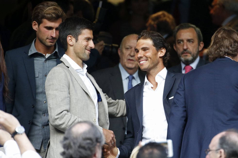 Entre las celebridades que asistieron al compromiso se encontraban los tenistas Djokovic y Nadal. Entre las celebridades que asistieron al compromiso se encontraban los tenistas Djokovic y Nadal.