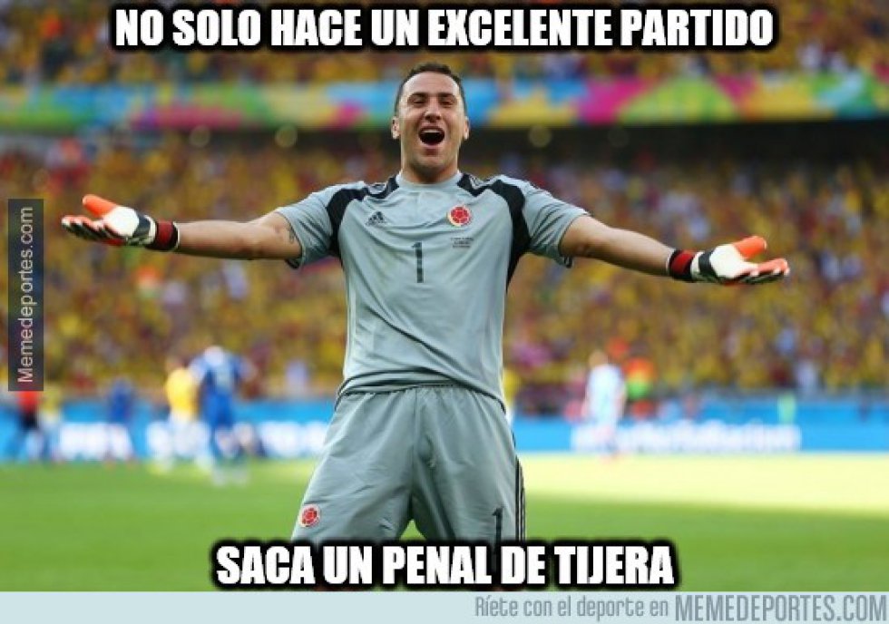 David Ospina paró un penalti y Christian Cueva falló el lanzamiento definitivo desde los once metros, dando la victoria a los colombianos. David Ospina paró un penalti y Christian Cueva falló el lanzamiento definitivo desde los once metros, dando la victoria a los colombianos.