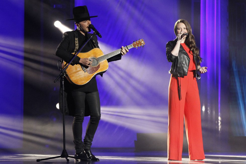 Joy de Jesse & Joy fue una de las grandes voces de las presentaciones musicales en los premios. Su versión de 'Gracias a la vida' estuvo bien aplaudida. Joy de Jesse & Joy fue una de las grandes voces de las presentaciones musicales en los premios. Su versión de 'Gracias a la vida' estuvo bien aplaudida.
