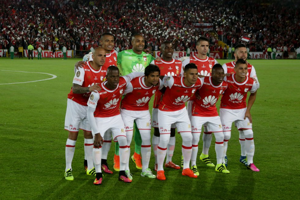 Con este once inició Santa Fe el juego. Con este once inició Santa Fe el juego.