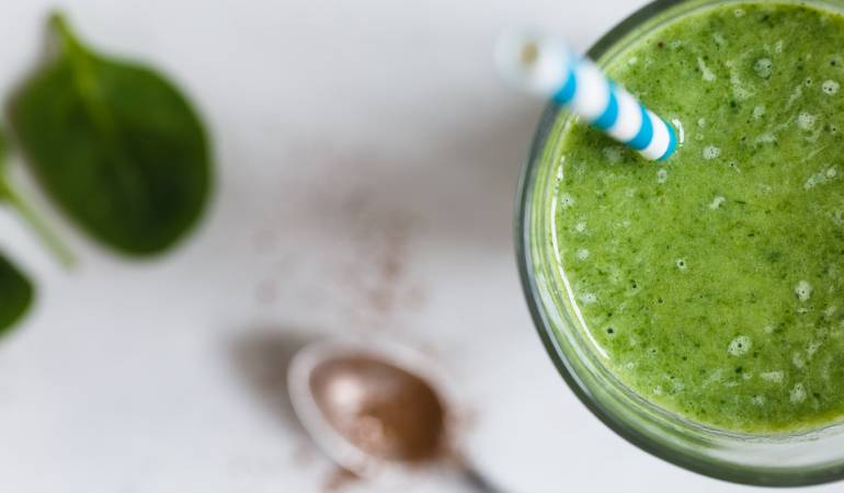 Licuado verde para bajar de peso ingredientes