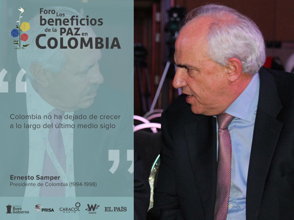 En el foro Los beneficios de la Paz en Colombia, el expresidente Ernesto Samper, aseguró que muchos mandatarios en Colombia han intentado firmar la paz con las Farc. En el foro Los beneficios de la Paz en Colombia, el expresidente Ernesto Samper, aseguró que muchos mandatarios en Colombia han intentado firmar la paz con las Farc.