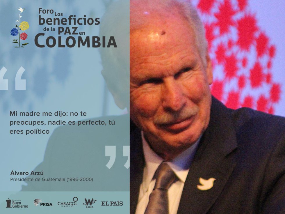 Darío Arizmendi modera el panel en el que Ernesto Samper, Ricardo Lagos, Felipe González y Álvaro Arzú hablan del rol de Colombia en la región. Darío Arizmendi modera el panel en el que Ernesto Samper, Ricardo Lagos, Felipe González y Álvaro Arzú hablan del rol de Colombia en la región.