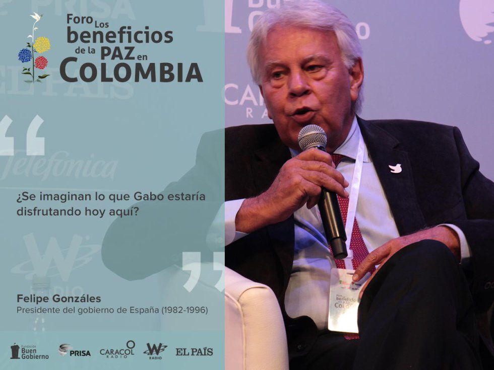 Darío Arizmendi modera el panel en el que Ernesto Samper, Ricardo Lagos, Felipe González y Álvaro Arzú hablan del rol de Colombia en la región. Darío Arizmendi modera el panel en el que Ernesto Samper, Ricardo Lagos, Felipe González y Álvaro Arzú hablan del rol de Colombia en la región.