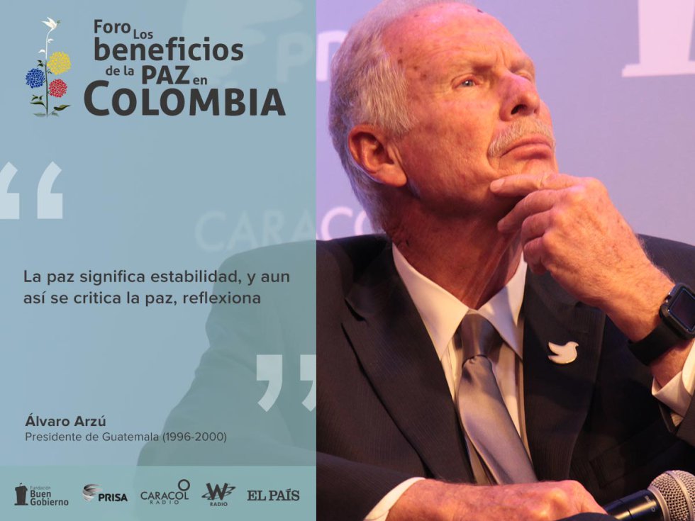 Darío Arizmendi modera el panel en el que Ernesto Samper, Ricardo Lagos, Felipe González y Álvaro Arzú hablan del rol de Colombia en la región. Darío Arizmendi modera el panel en el que Ernesto Samper, Ricardo Lagos, Felipe González y Álvaro Arzú hablan del rol de Colombia en la región.