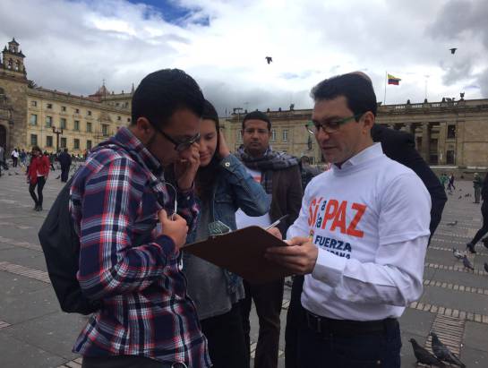 Inscripción Sí plebiscito para la paz: Continúan las inscripciones por el Sí para el plebiscito