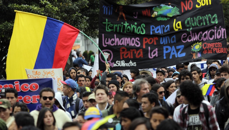 Resultado de imagen para marcha nacional colombia