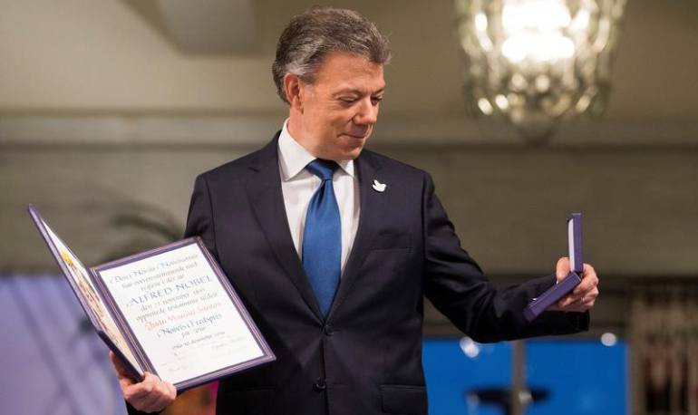 Santos Nobel de Paz: Palabras del presidente Santos al ...