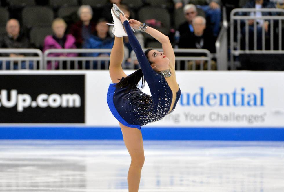 Ashley Wagner durante el campeonato durante el Campeonato de Patinaje Artístico de de Estados Unidos en Sprint Center. Ashley Wagner durante el campeonato durante el Campeonato de Patinaje Artístico de de Estados Unidos en Sprint Center.