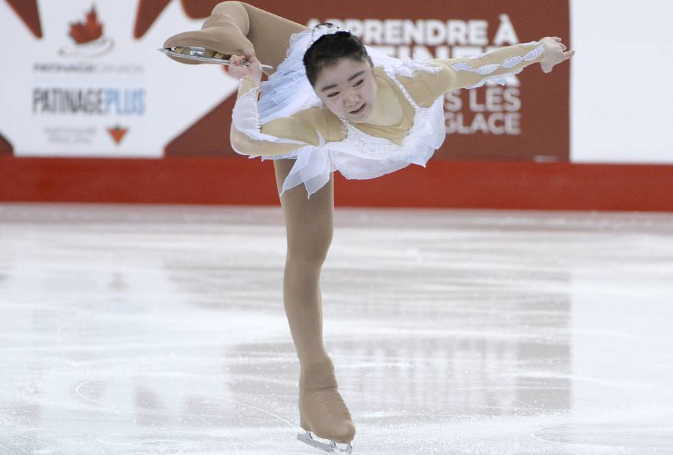 Megan Yim se presenta durante el Campeonato Nacional Canadiense de Patinaje Artístico en Canadá. Megan Yim se presenta durante el Campeonato Nacional Canadiense de Patinaje Artístico en Canadá.