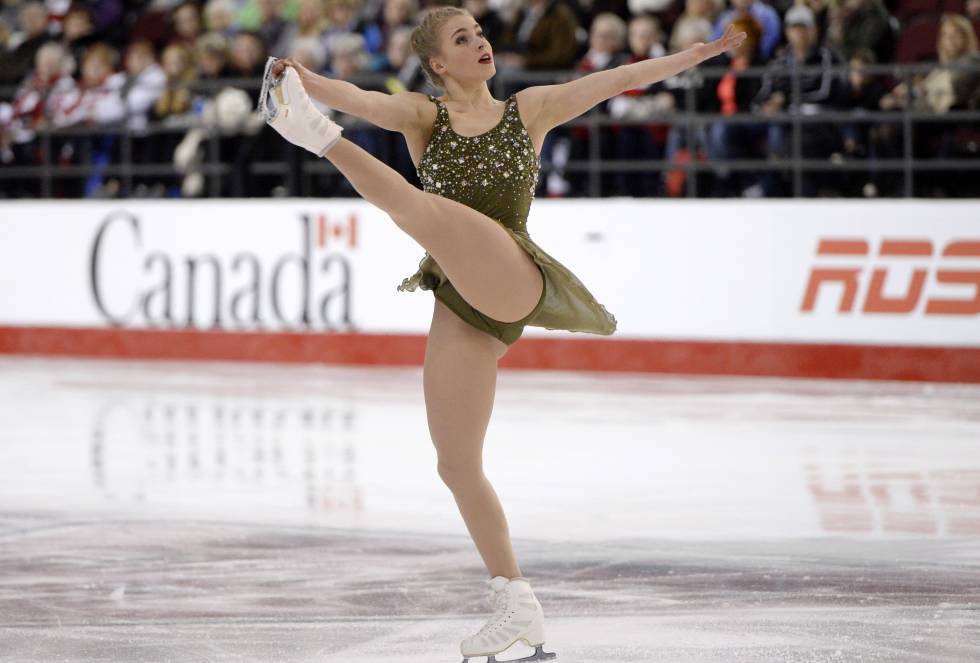 Jane Gray se presenta durante el Campeonato Nacional Canadiense de Patinaje Artístico en Canadá. Jane Gray se presenta durante el Campeonato Nacional Canadiense de Patinaje Artístico en Canadá.