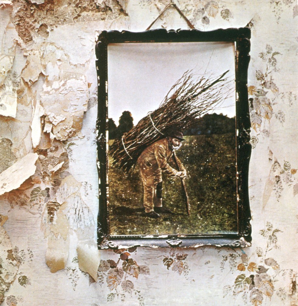 La banda de Jimmy Page y Robert Plant con su cuarta producción (Led Zeppelin lV) vendieron 37 millones de copias a nivel mundial. Publicado en 1971. La banda de Jimmy Page y Robert Plant con su cuarta producción (Led Zeppelin lV) vendieron 37 millones de copias a nivel mundial. Publicado en 1971.