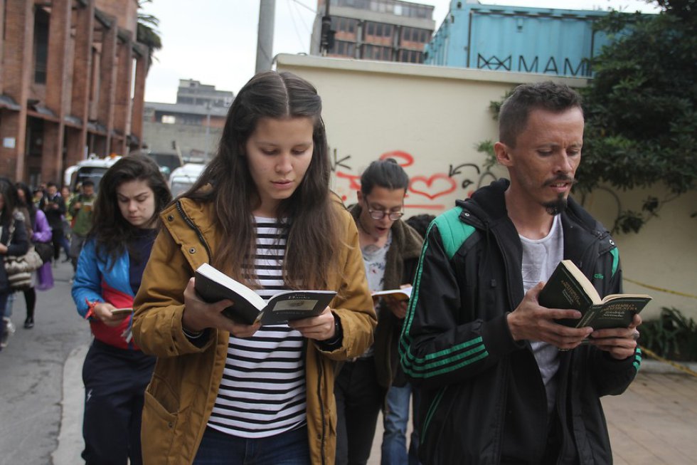 El evento tuvo el nombre de “Lectura al aire Libro”. El evento tuvo el nombre de “Lectura al aire Libro”.