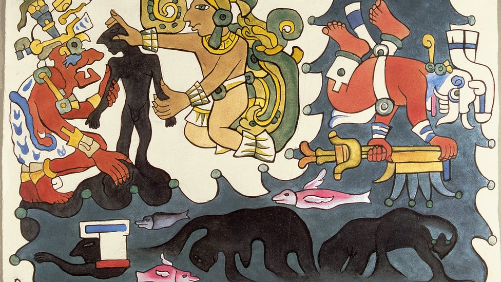 Sin duda, los murales de Rivera sirvieron de inspiración a Picasso para su obra más emblemática, el Guernica, que el artista malagueño pintó en 1937 como reacción al bombardeo de Gernika, en el País Vasco, por fuerzas alemanas e italianas. (Obra: "La creación del universo", acuarela, Diego Rivera, 1931). Sin duda, los murales de Rivera sirvieron de inspiración a Picasso para su obra más emblemática, el Guernica, que el artista malagueño pintó en 1937 como reacción al bombardeo de Gernika, en el País Vasco, por fuerzas alemanas e italianas. (Obra: "La creación del universo", acuarela, Diego Rivera, 1931).
