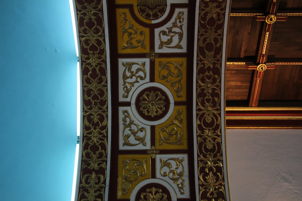 Detalles de la cúpula de la capilla Detalles de la cúpula de la capilla