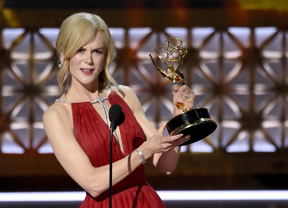 Nicole Kidman gana el premio como actriz de miniserie con Big Little Lies Nicole Kidman gana el premio como actriz de miniserie con Big Little Lies