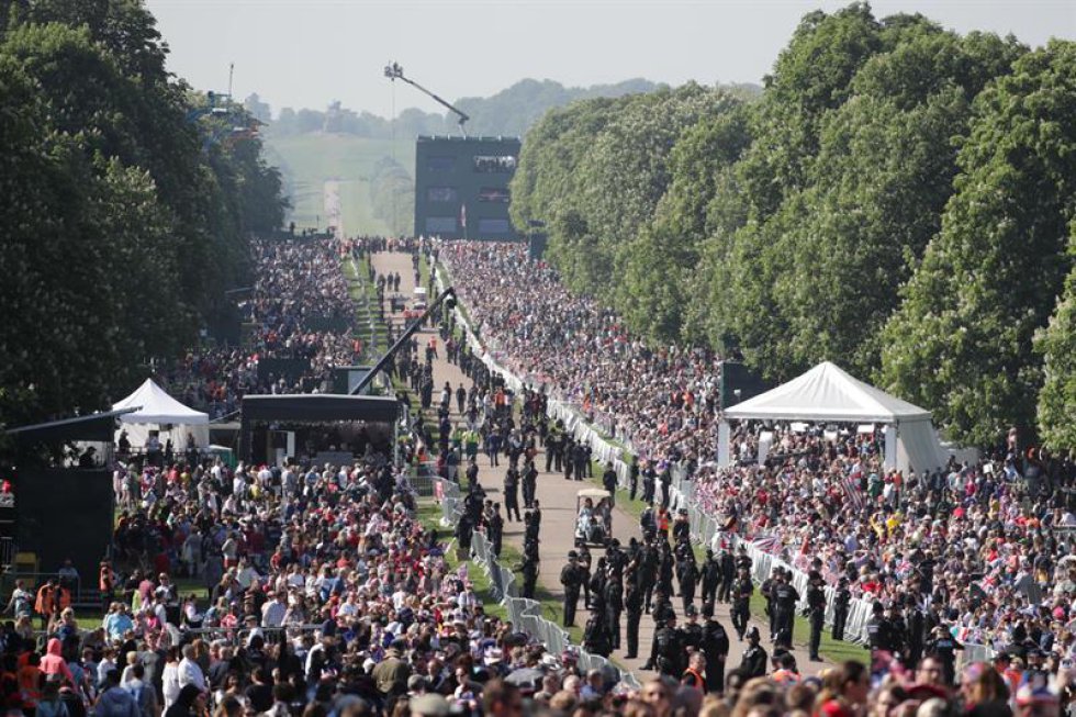 Alrededor de 250 miembros de las Fuerzas Armadas realizaron los preparativos finales en Windsor. Alrededor de 250 miembros de las Fuerzas Armadas realizaron los preparativos finales en Windsor.