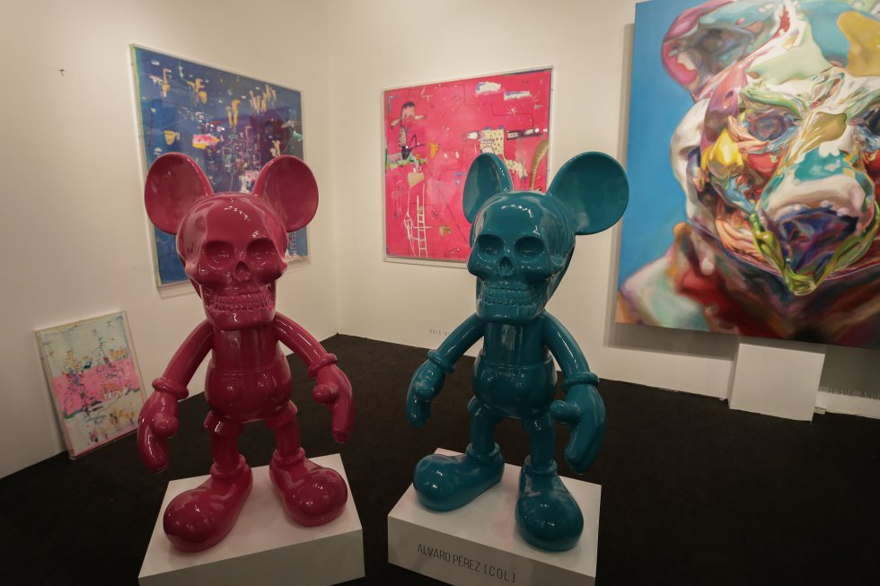 Feria Internacional Bogotá Arte y Cultura. En al foto: Obra de Álvaro Pérez Feria Internacional Bogotá Arte y Cultura. En al foto: Obra de Álvaro Pérez