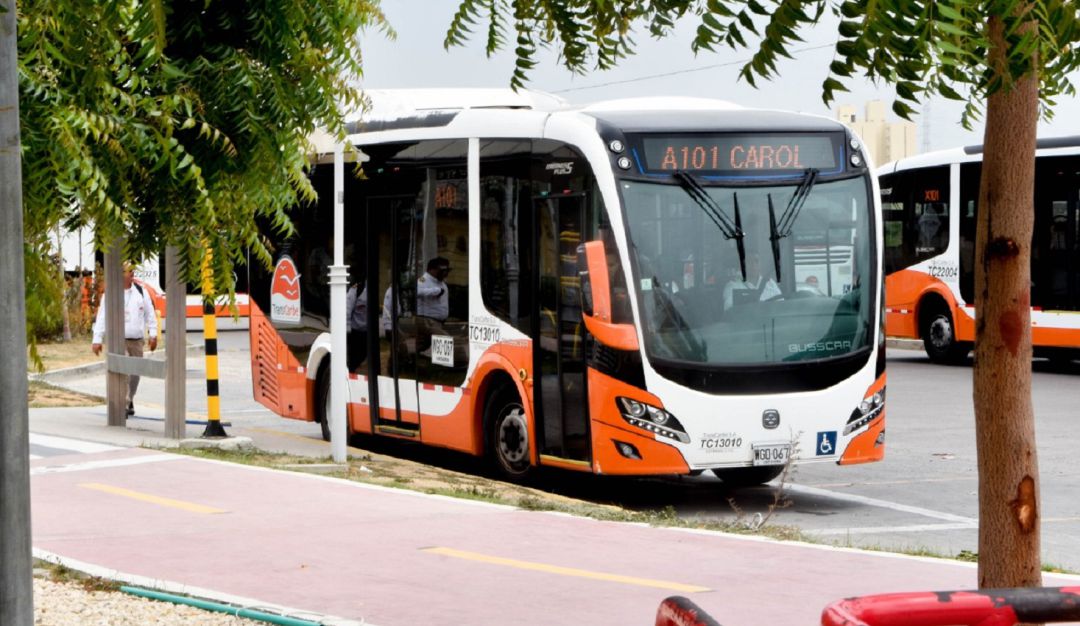 Nueva ruta alimentadora Transcaribe La Carolina: Entró en ...