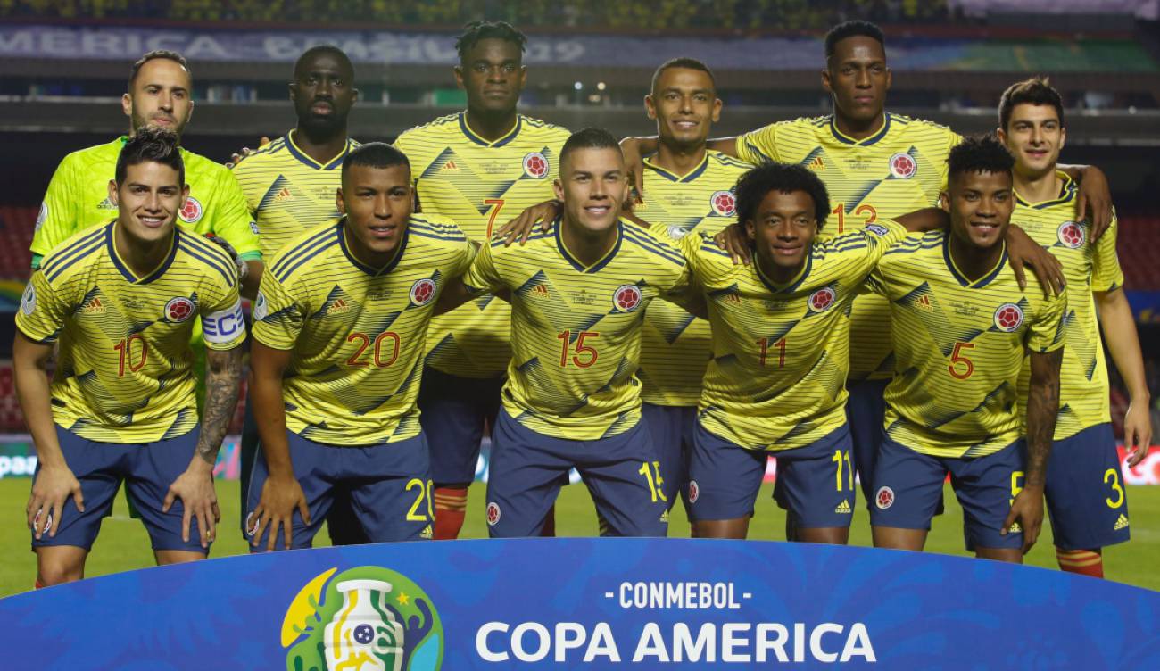 Copa América Selección Colombia Números y datos de los jugadores de la