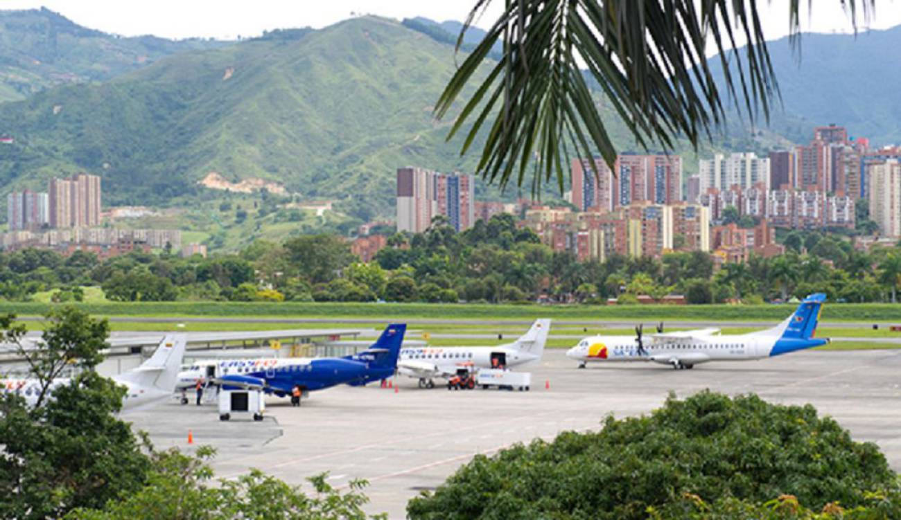 Aeropuerto de Medellín cerrado por incidente con un aaeronave en pista