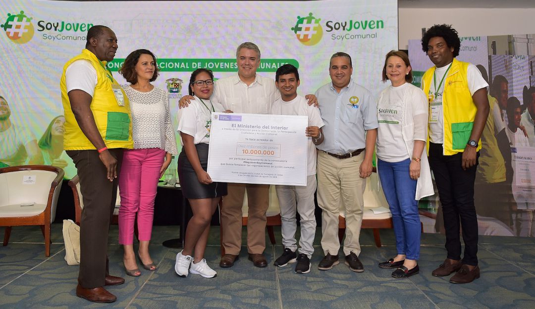 Encuentro nacional jóvenes comunales Cartagena Presidente