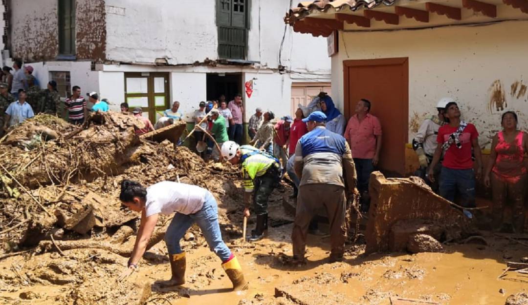 58 familias damnificadas es el balance final en Jericó, Antioquia - Caracol Radio