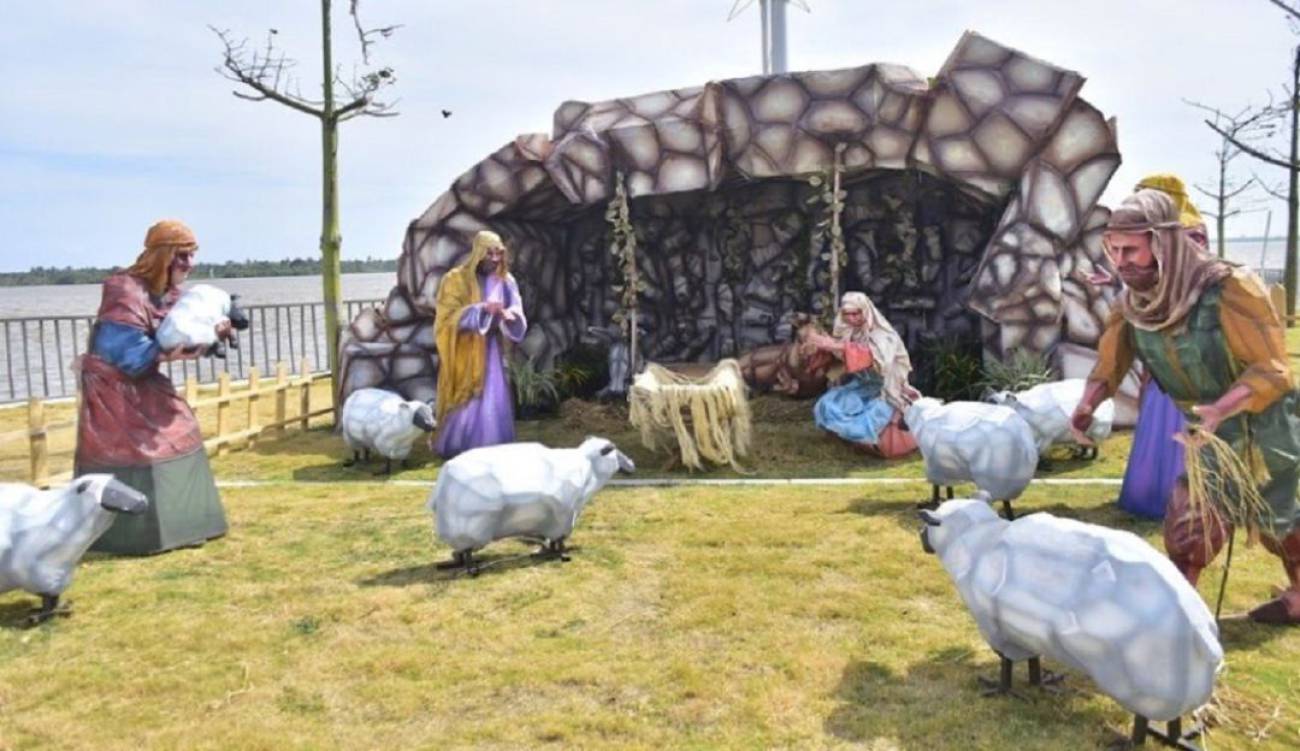Pesebres Malecón del Río de Barranquilla El gigantesco pesebre que