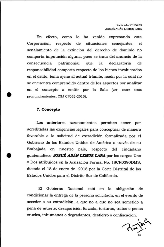 Avalan extradición de guatemalteco, supuesto enlace del cartel de Sinaloa