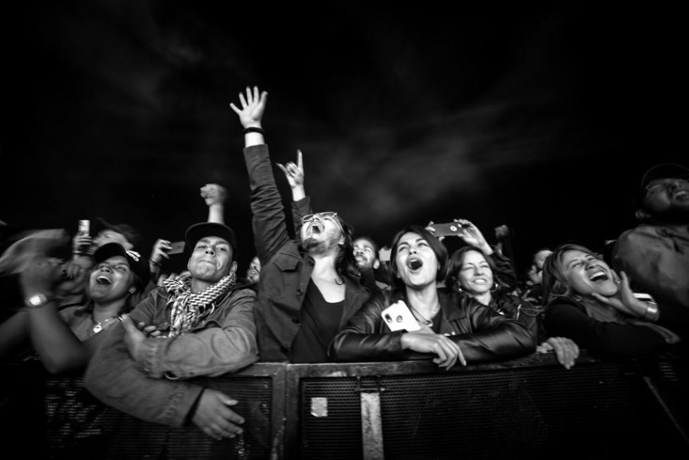 El público recordando a la leyenda de Gustavo Cerati El público recordando a la leyenda de Gustavo Cerati