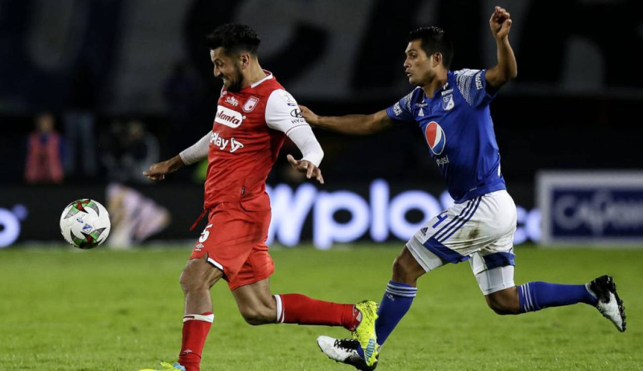 Resultado Millonarios Vs Santa Fe Fecha 7 Liga Colombiana Leandro Castellanos Mantuvo El Invicto De Santa Fe Ante Millonarios Deportes Caracol Radio