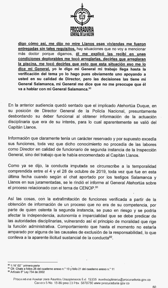 Corrupción en la Policía Nacional Colombia: Dir. de la Policía se habría valido de capitán para obtener información