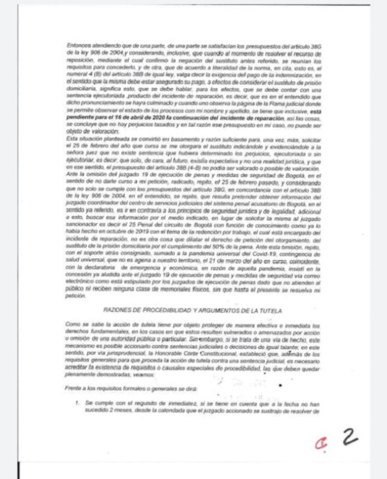 Caso Camilo Bula: Con tutela, el exfiscal antimafia Camilo Bula, pide casa por cárcel