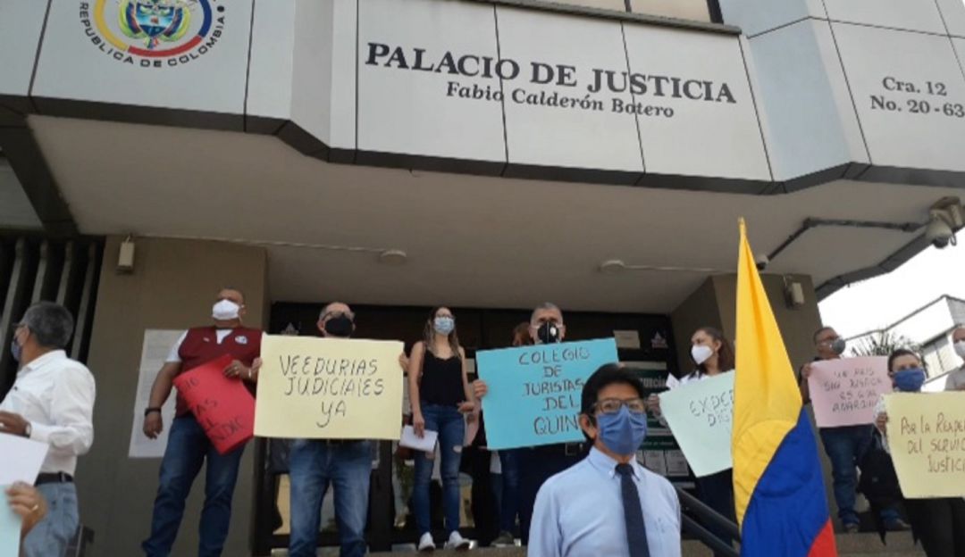 Abogados, Judicial, Audiencias, Armenia, Quindío, Protesta: Abogados