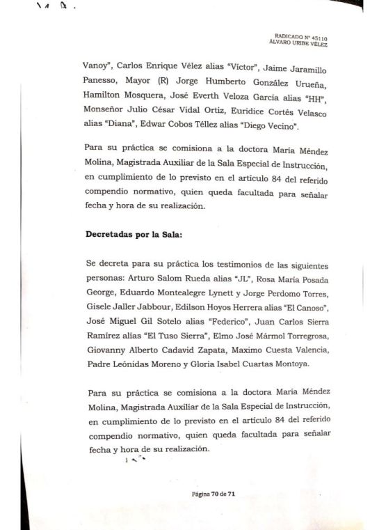 Masacre De El Aro Álvaro Uribe Vélez: Los Testimonios Que Requiere La ...