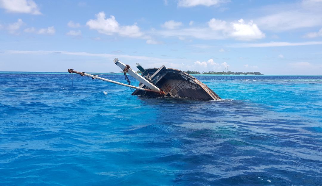 Balsa naufraga en Chocó