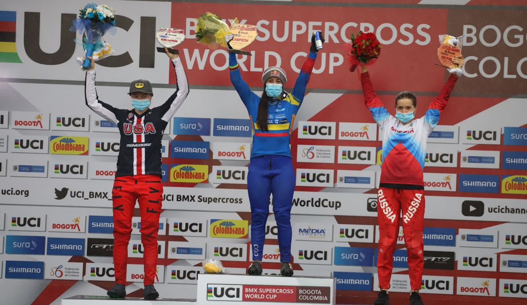 Mariana Pajon Hoy Mariana Pajon Nuevamente Campeona En La Cuarta Valida De La Copa Mundo Bmx Deportes Caracol Radio