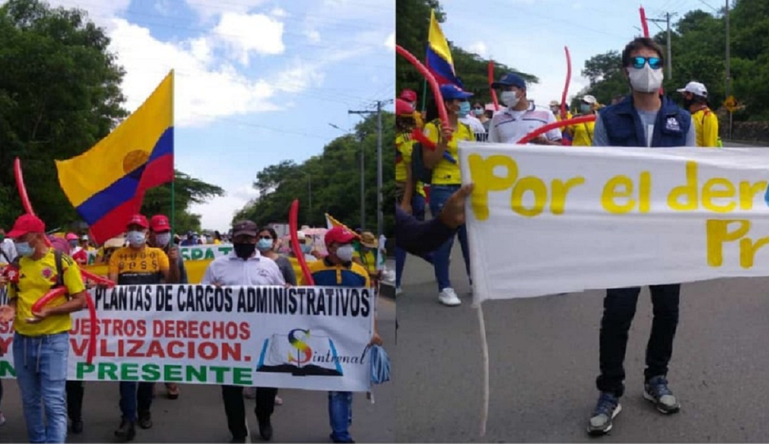 Nueva marcha en el paro nacional