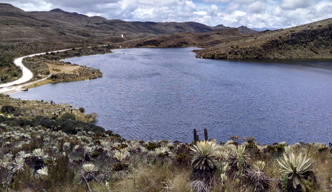 La laguna de los Tunjos, ubicada en el páramo de Sumapaz, le da vida al río Tunjuelo, un cuerpo de agua que en su paso por Bogotá queda totalmente lastimado