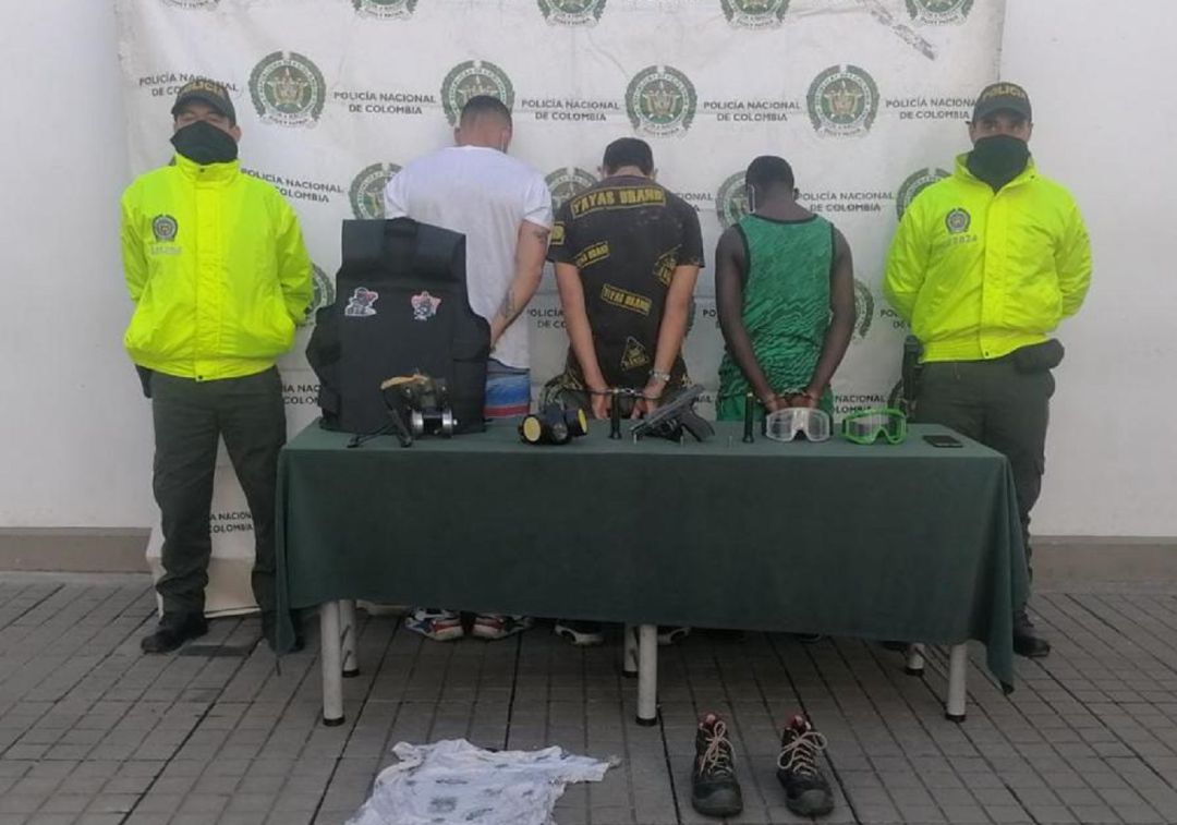 500 horas de video permitió la captura de miembros de 'Primera Linea' en Cali